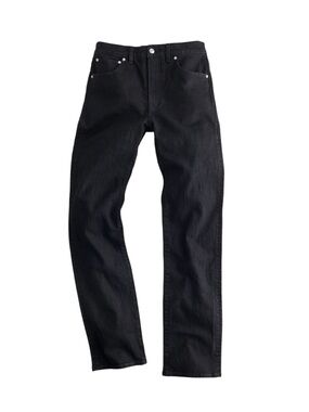Madewell The Longline Straight Jean in Black Frost